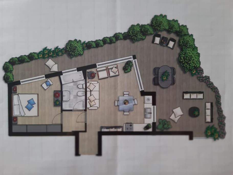 Appartamento Vista San Luca Con Terrazza Panoramica 볼로냐 외부 사진